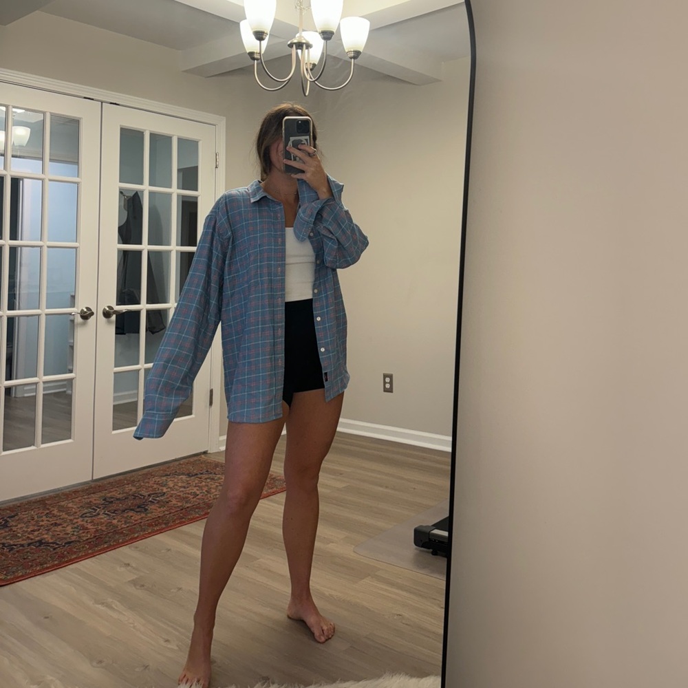 Faherty Single Pocket Button Down Xl - image 1